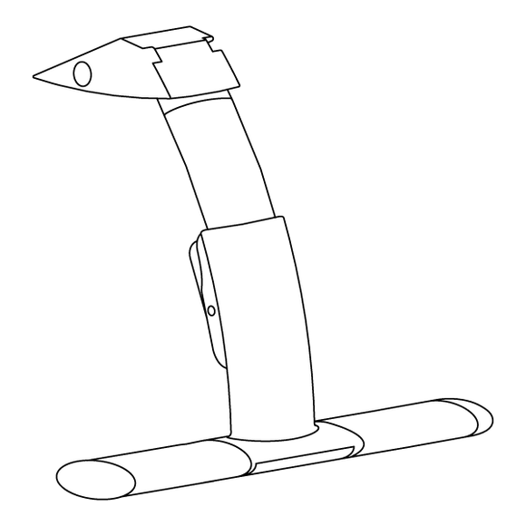 Voetsteun wit (outletmodel)